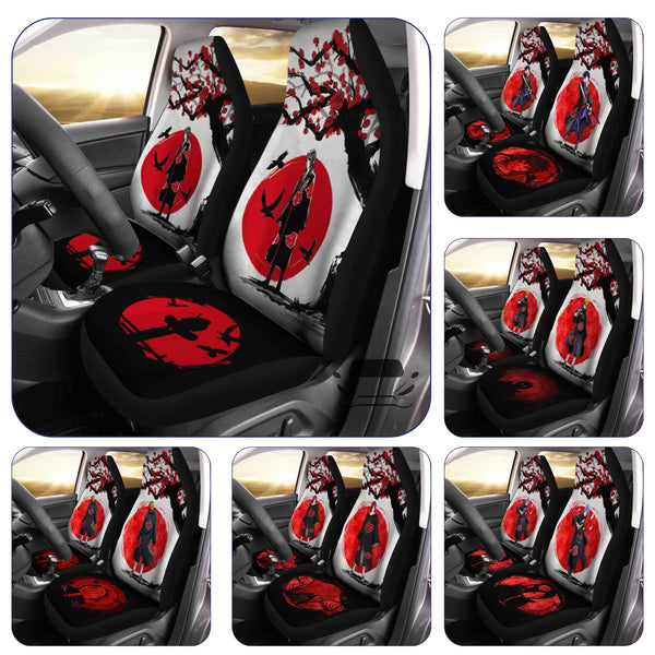 Akatsuki Car Seat Covers - Embrace the Power of the Shadows in Your Vehicle - EzCustomcar - 1