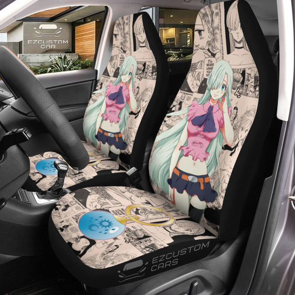 Elizabeth 7 Deadly Sins Car Seat Covers - Anime Manga Mix - EzCustomcar - 1