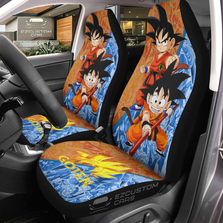 Personalize Your Ride with Dragon Ball Car Seat Covers - Universal Fit 2pcs - EzCustomcar - 8