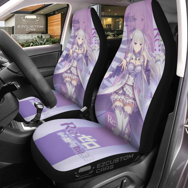 Re:Zero Car Seat Covers - Bring Your Favorite Anime Characters Along for the Ride - EzCustomcar - 5