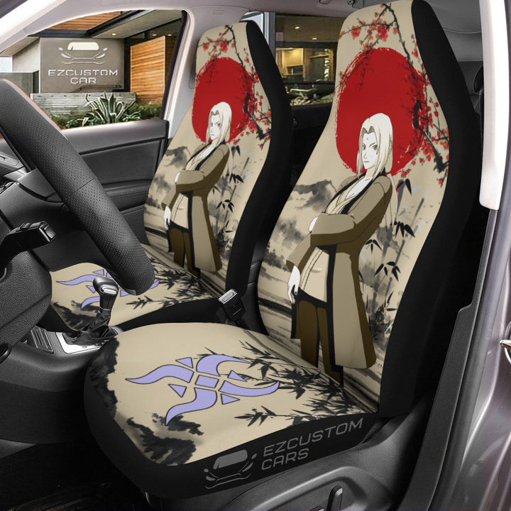 Naruto Characters Vintage Car Seat Covers Anime Mixed Antique Artwork - EzCustomcar - 14