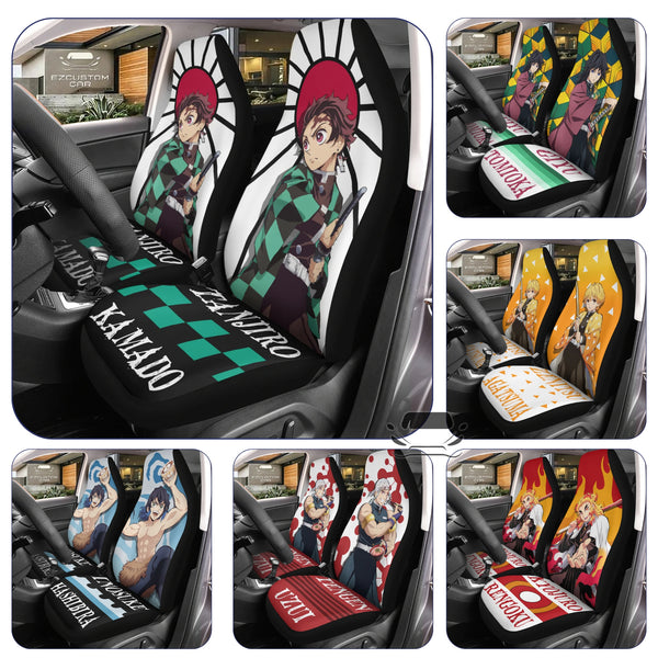 Demon Slayer Car Seat Covers - Embrace the Spirit of Kimetsu no Yaiba - EzCustomcar - 1
