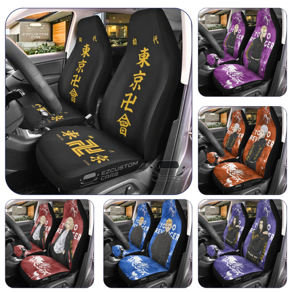 Tokyo Manji Gang Car Seat Covers - Transform Your Car Seats with Anime Tokyo Revengers - EzCustomcar - 1