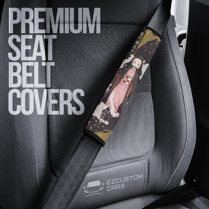 Kimetsu no Yaiba Custom Car Seat Belt Covers - EzCustomcar - 3