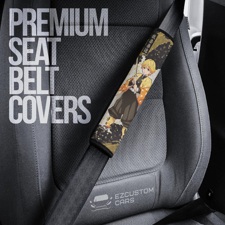 Kimetsu no Yaiba Custom Car Seat Belt Covers - EzCustomcar - 4