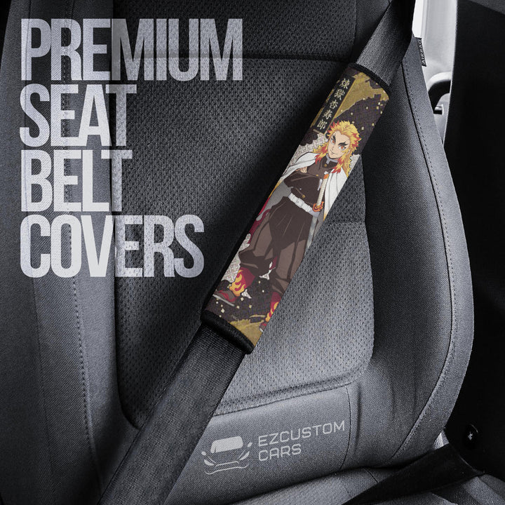 Kimetsu no Yaiba Custom Car Seat Belt Covers - EzCustomcar - 7