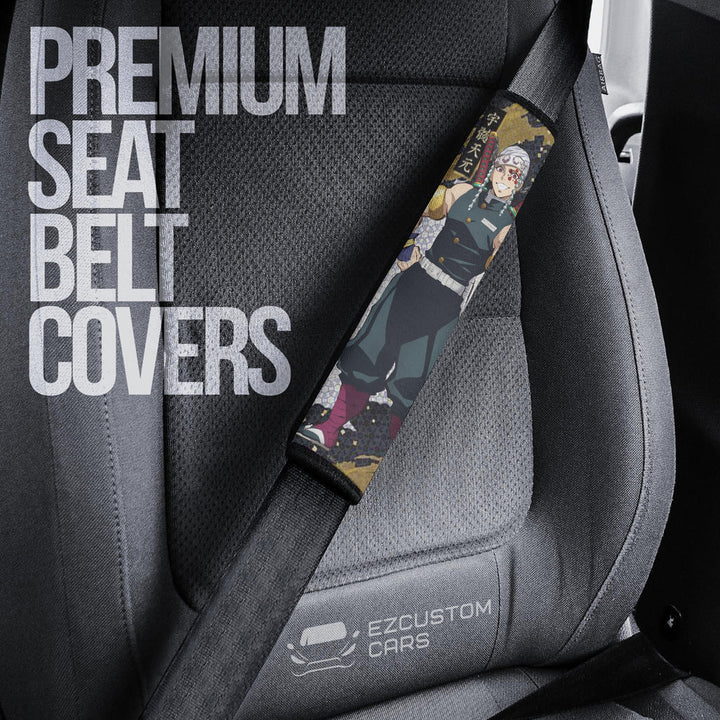 Kimetsu no Yaiba Custom Car Seat Belt Covers - EzCustomcar - 9