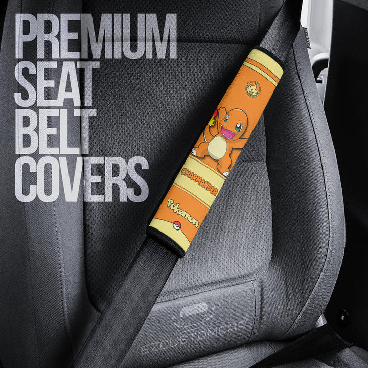 Charmander Seat Belt cover - Custom Pokemon Gift Car Accessories - EzCustomcar - 2