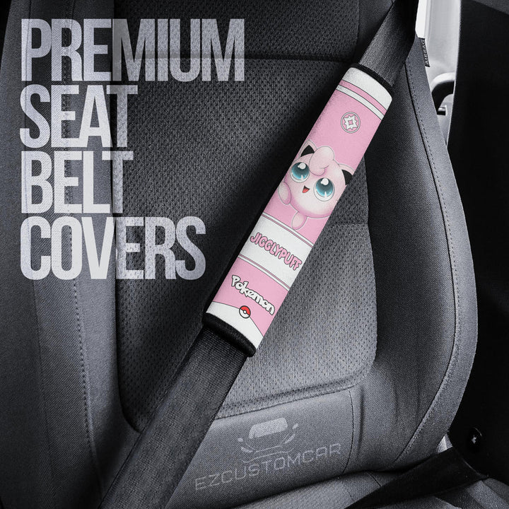 Jigglypuff Seat Belt cover - Custom Pokemon Gift Car Accessories - EzCustomcar - 2