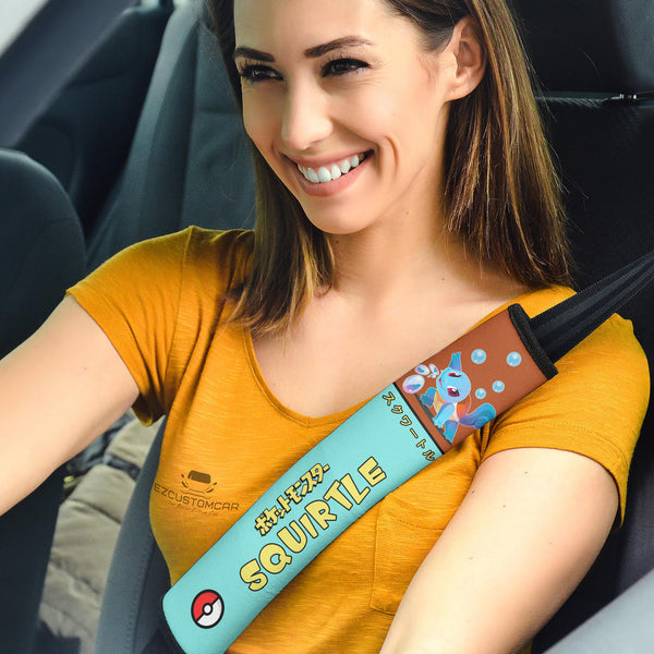 Pokemon Squirtle Seat Belt Covers: The Ultimate Accessory for Your Car - EzCustomcar - 1