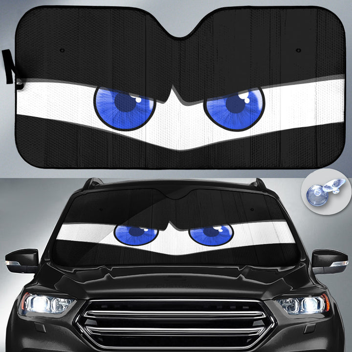 Lightning McQueen Cars Windshield Sunshade Angry Eyes - EzCustomcar - 2