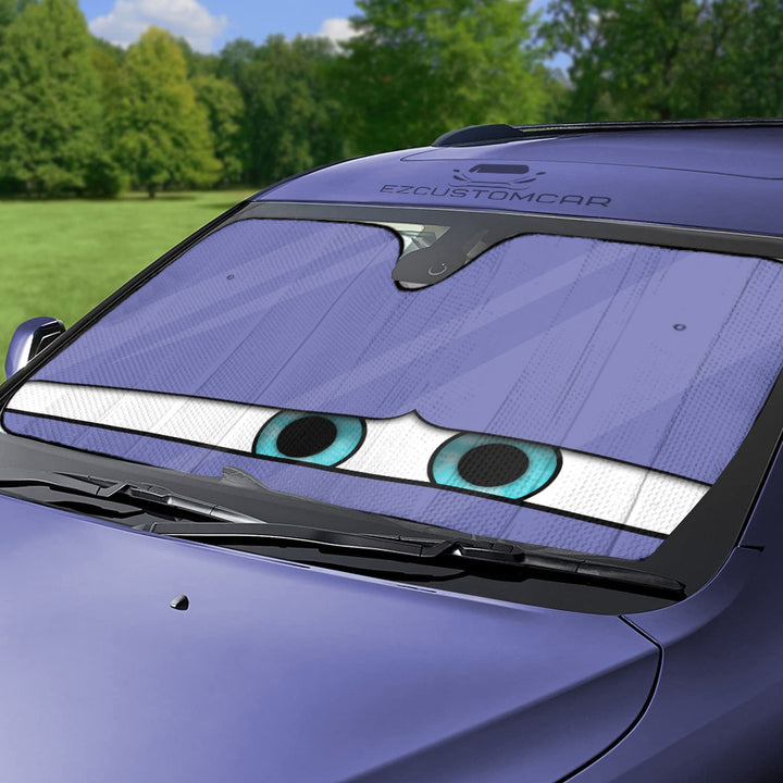 Jay Limo Pixar Cars Eyes Windshield Sunshade - EzCustomcar - 2
