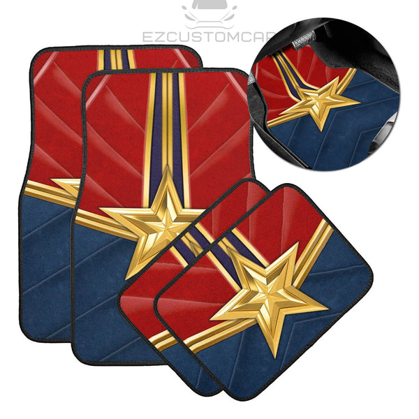 Captain Marvel Avengers Car Floor Mats - EzCustomcar - 1