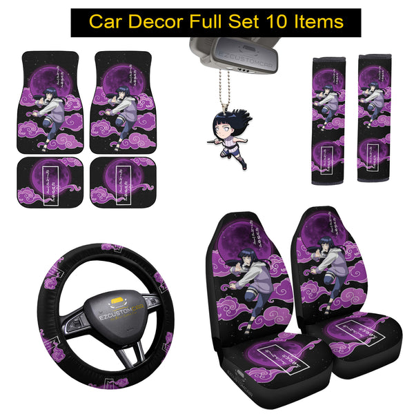 Hinata Hyuga Car Decoration Pack For Anime Car Lovers - EzCustomcar - 1