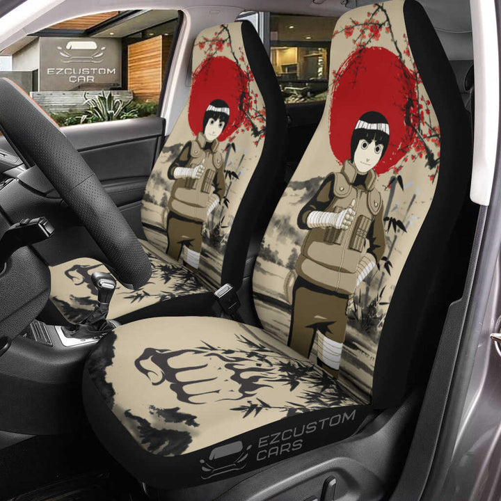 Naruto Characters Vintage Car Seat Covers Anime Mixed Antique Artwork - EzCustomcar - 10