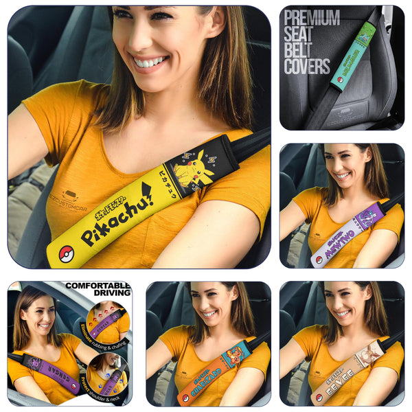 Pokemon Seat Belt Covers: The Ultimate Accessory for Your Car - EzCustomcar - 1