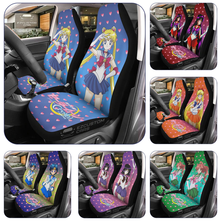 Sailor Moon Car Seat Covers - Embrace the Magic of Sailor on Your Commute - EzCustomcar - 1