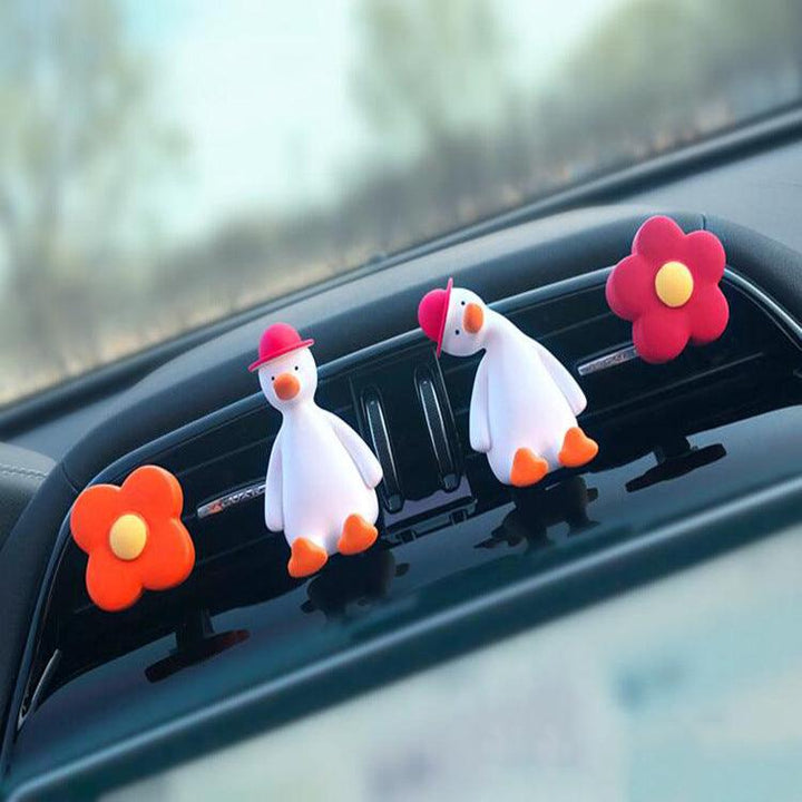 Swinging Duck Car Air Freshener Vent Clip, Air Fresher For Car, Anime Car Decoration Accessories, Pokemon Action Figure Anime Gift - EzCustomcar - 1
