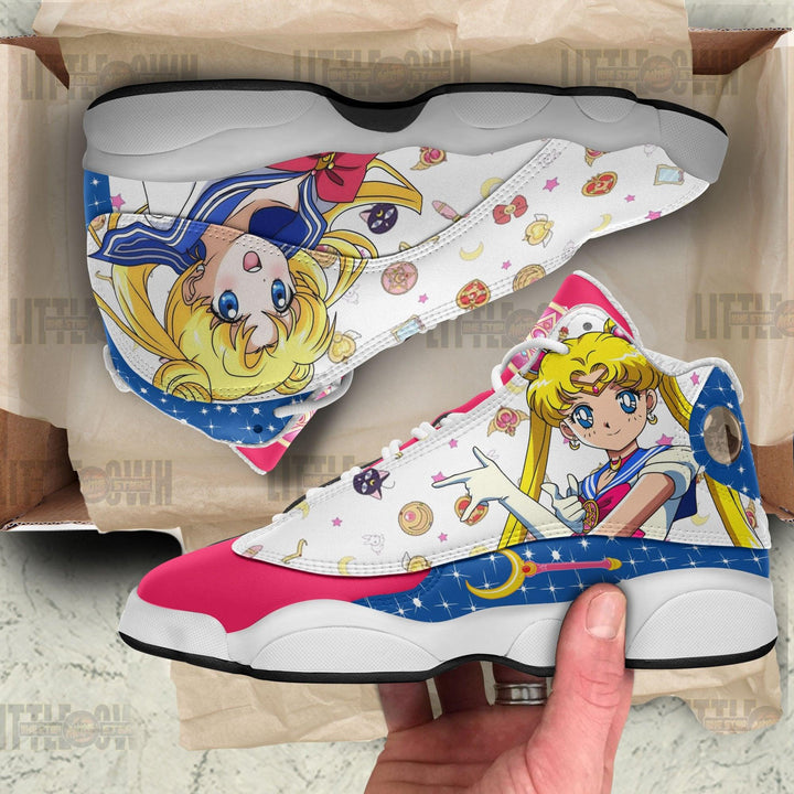 Sailor Moon Shoes Custom Usagi Tsukino Anime JD13 Sneakers - EZCustomcar - 3