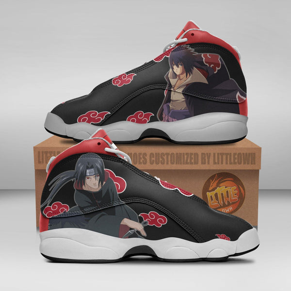 Akatsuki Itachi x Sasuke Shoes Custom Nrt Anime JD13 Sneakers - LittleOwh - 1