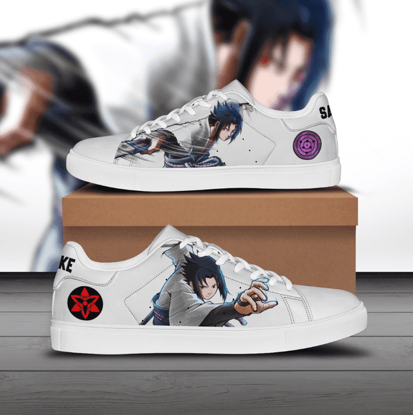 Sasuke Shoes Nrt Shippuden Anime Sneakers - LittleOwh - 1