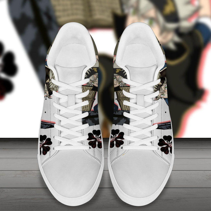 Asta Skate Sneakers Black Clover Custom Anime Shoes - EZCustomcar - 3