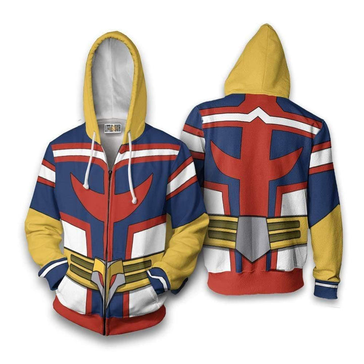 All Might Hoodie Cosplay Costume My Hero Academia Anime Unisex Casual 3D All Over Printed - LittleOwh - 2