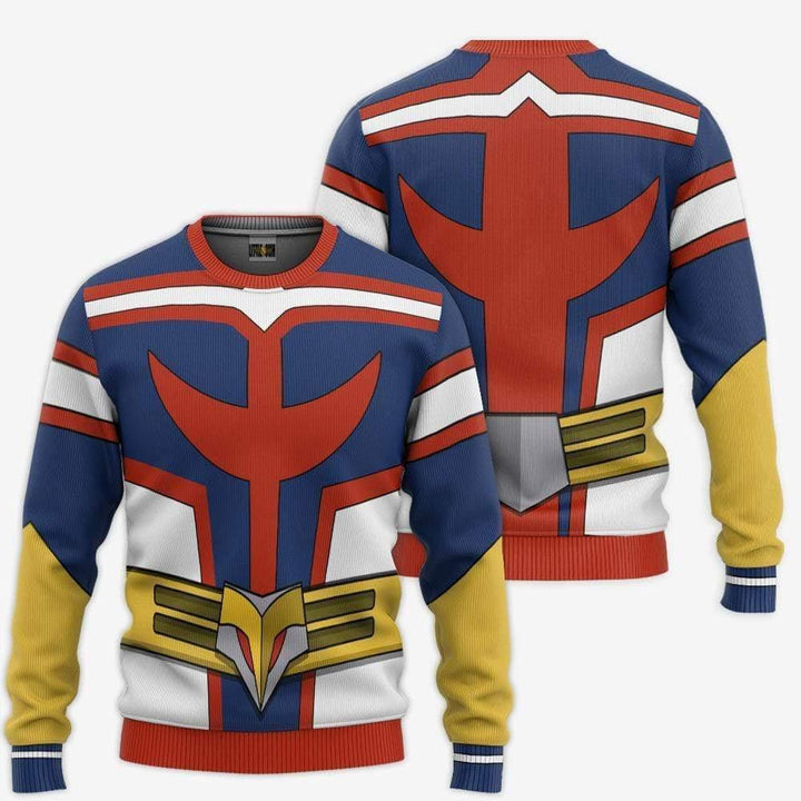 All Might Hoodie Cosplay Costume My Hero Academia Anime Unisex Casual 3D All Over Printed - LittleOwh - 6