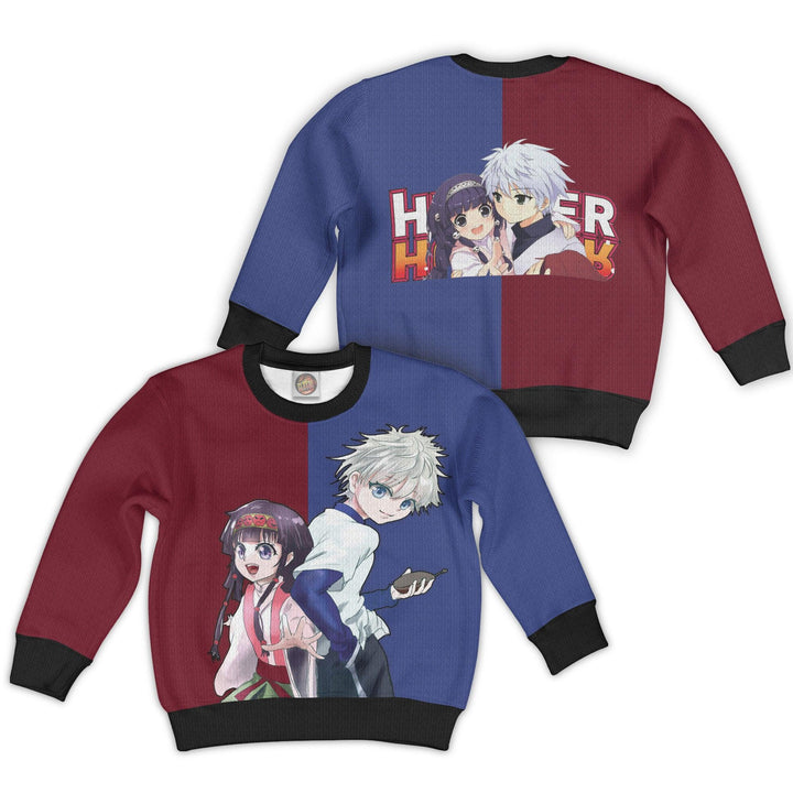 Killua Zoldyck x Alluka Anime Kids Hoodie and Sweater Custom Hunter x Hunter - EzCustomcar - 3