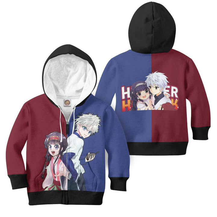 Killua Zoldyck x Alluka Anime Kids Hoodie and Sweater Custom Hunter x Hunter - EzCustomcar - 2