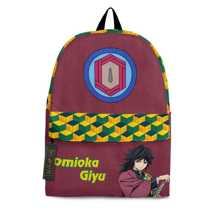 Giyu Tomioka School Bag Custom Demon Slayer Anime Backpack - EzCustomcar - 3