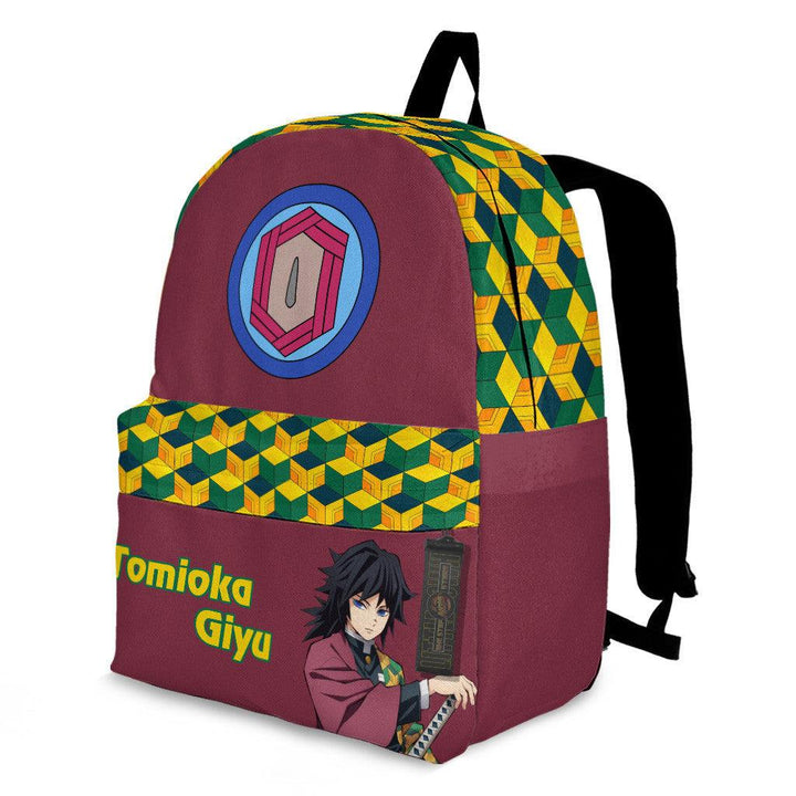Giyu Tomioka School Bag Custom Demon Slayer Anime Backpack - EzCustomcar - 4