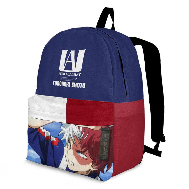 Shoto Todoroki Backpack Custom My Hero Academia Anime School Bag - EzCustomcar - 2