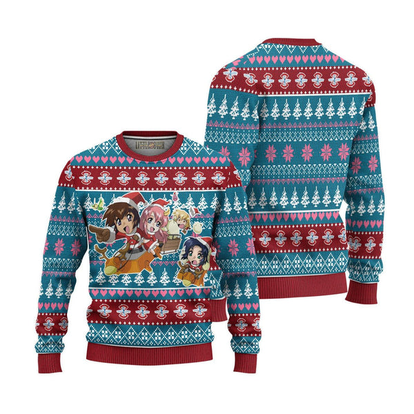 Gundam Chibi Ugly Christmas Sweater - EzCustomcar - 1