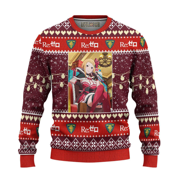 Re Zero Priscilla Ugly Christmas Sweater - EzCustomcar - 2
