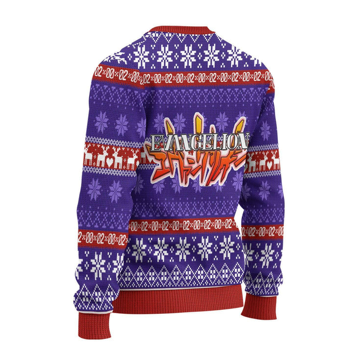 Neon Genesis Evangelion Kaworu Ugly Christmas Sweater - EzCustomcar - 3