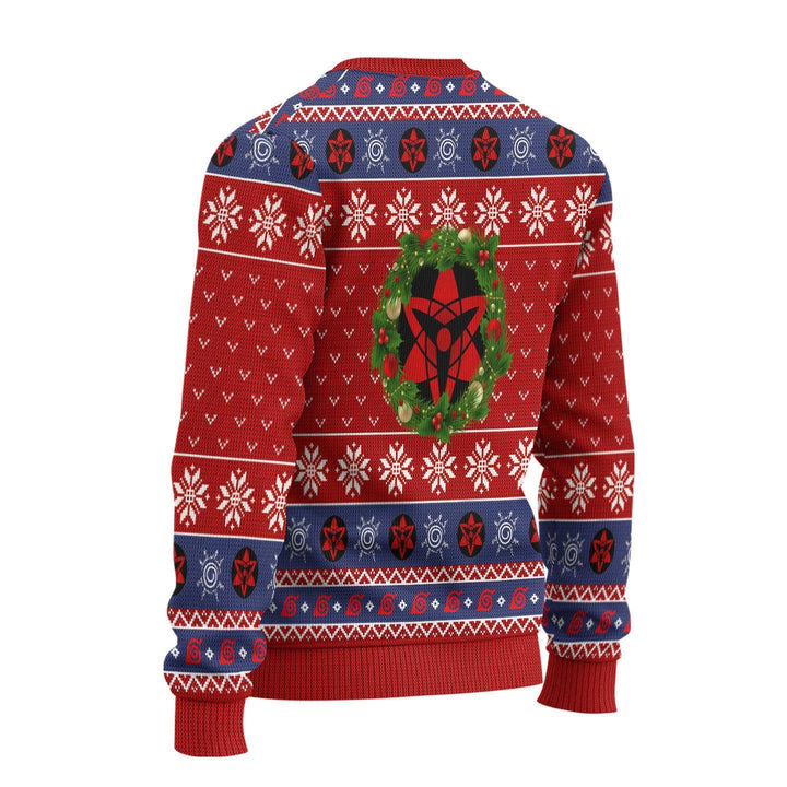 Naruto Sasuke Mangekyo Sharingan Ugly Christmas Sweater - EzCustomcar - 3