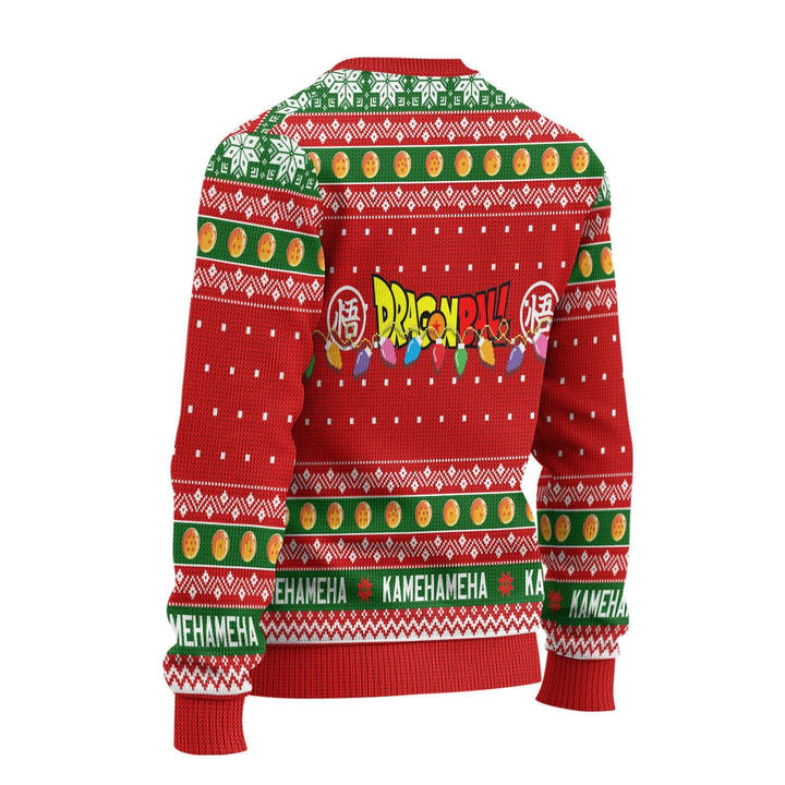 Dragon Ball Characters Knitted Ugly Christmas Sweater - EzCustomcar - 3
