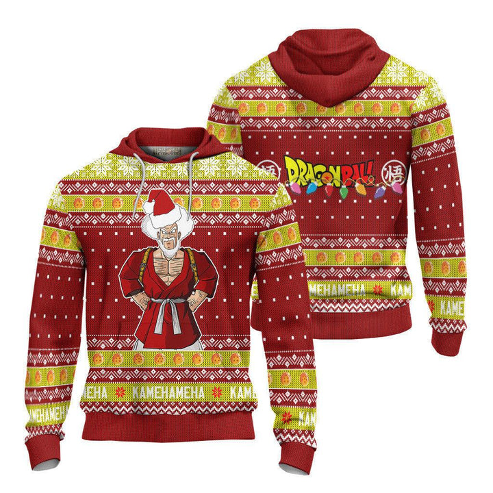 Dragon Ball Ugly Christmas Sweater Mr Satan - EzCustomcar - 4