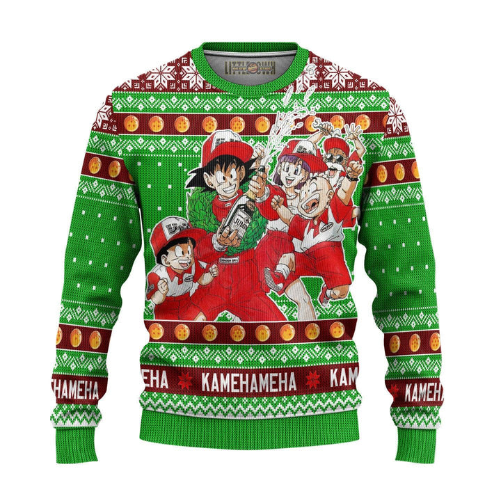 Dragon Ball Ugly Christmas Sweater Kamehameha - EzCustomcar - 2