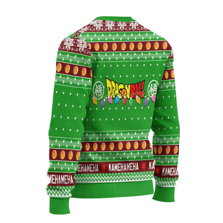 Dragon Ball Ugly Christmas Sweater Kamehameha - EzCustomcar - 3
