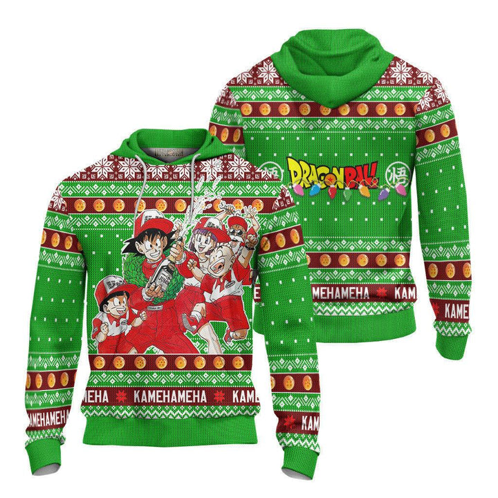 Dragon Ball Ugly Christmas Sweater Kamehameha - EzCustomcar - 4