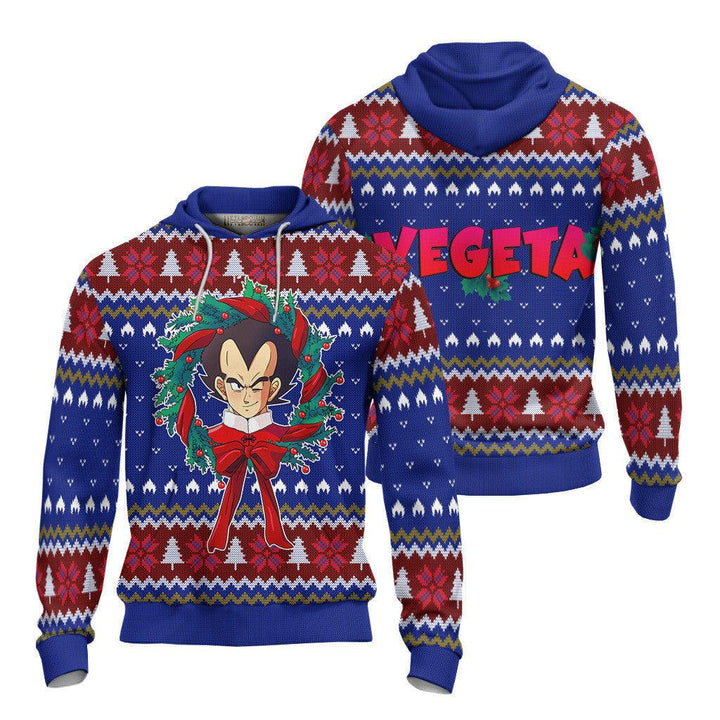Vegeta Dragon Ball Z Ugly Christmas Sweater - EzCustomcar - 4
