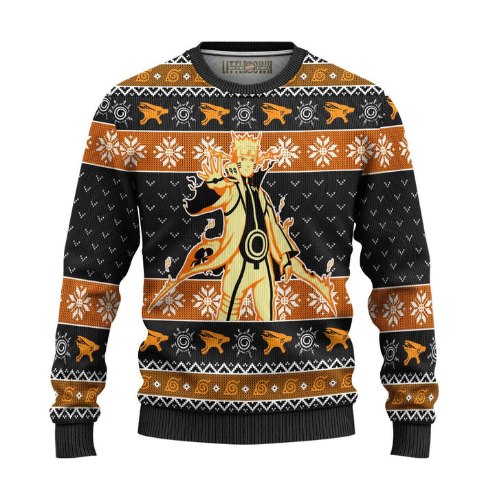 Naruto Kurama Sage Mode Knitted Ugly Christmas Sweater - EzCustomcar - 2