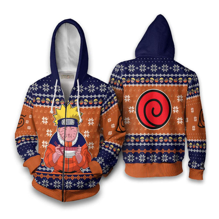 Naruto Uzumaki Ramen Ugly Christmas Sweater - EzCustomcar - 5