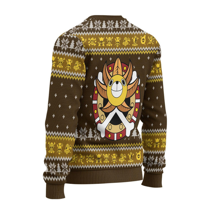 One Piece Thousand Sunny Ugly Christmas Sweater - EzCustomcar - 3