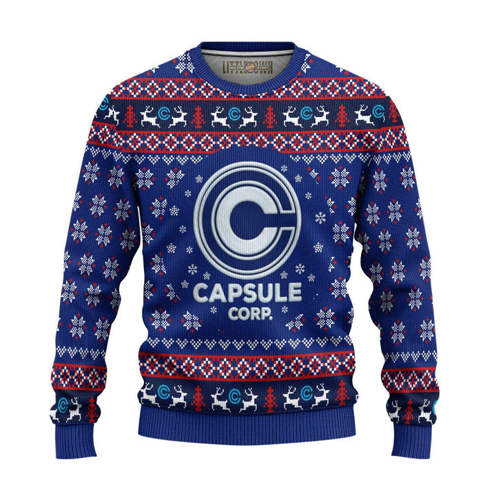 Capsule Corp Dragon Ball Ugly Christmas Sweater - EzCustomcar - 2
