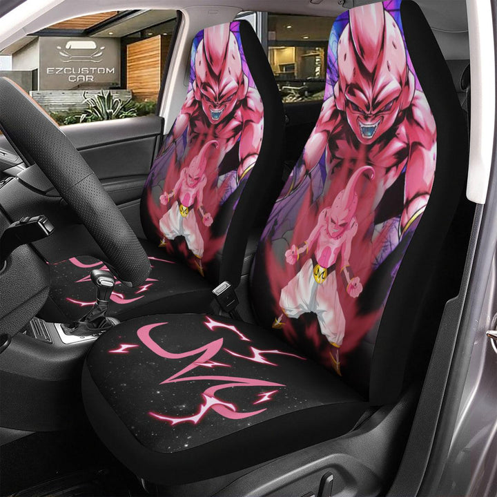 Dragon Ball Super Anime Car Accessories Custom Majin Buu Kid Car Seat Covers - EzCustomcar - 3