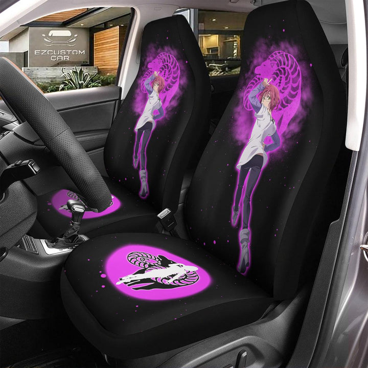 Gowther Goat Sin of Lust Car Seat Covers Custom Anime Seven Deadly Sins Car Accessories - EzCustomcar - 3