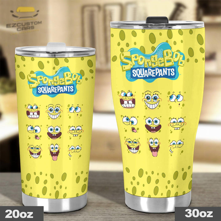 Spongebob Squarepants Tumbler Cup Custom Anime Car Accessories - EzCustomcar - 1